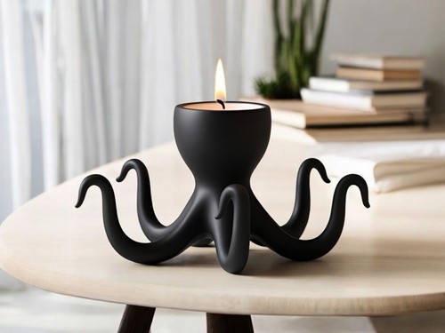 Oktopus teelichthalter deko - oktopus,